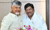 Chief Minister Nara Chandrababu Naidu Meets “Nata Kireeti” Rajendra Prasad